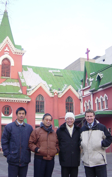 Prof. Sun’s father’s Protestant church